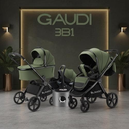 Детская Модульная коляска BubaGo Gaudi 3 в 1